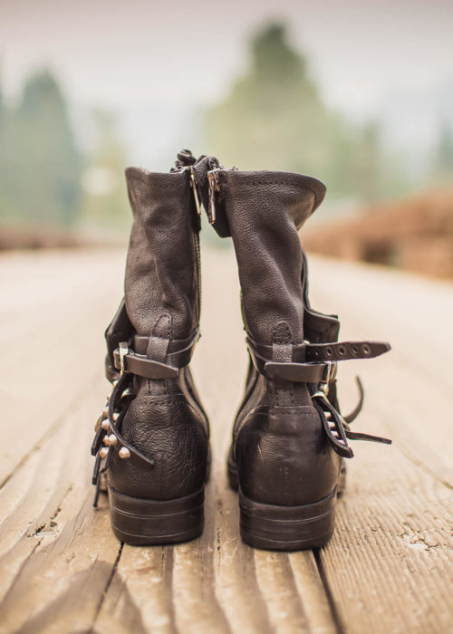 leather pixie ankle boots