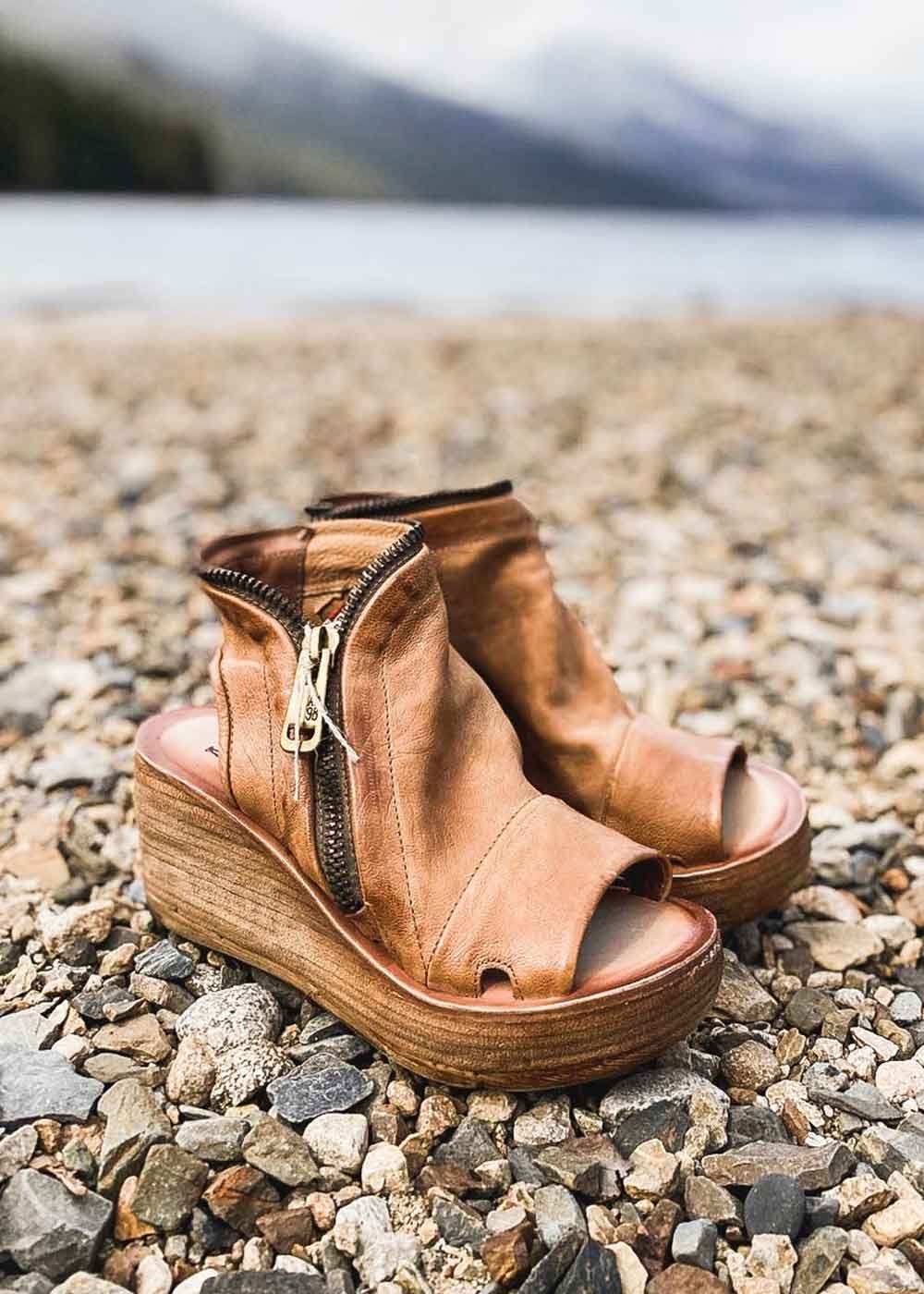 AS98 Manhattan Sandals (RUST) NHW Nomads Hemp Wear