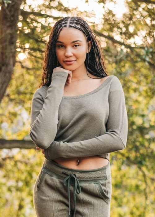 Aya Tee (waffle fabric)